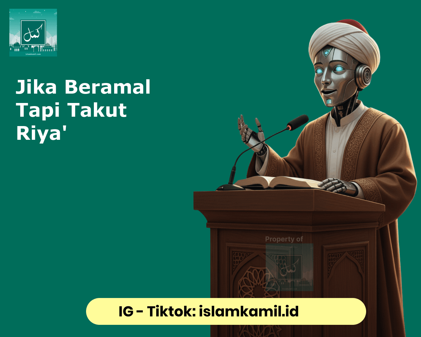 Jika Beramal Tapi Takut Riya’
