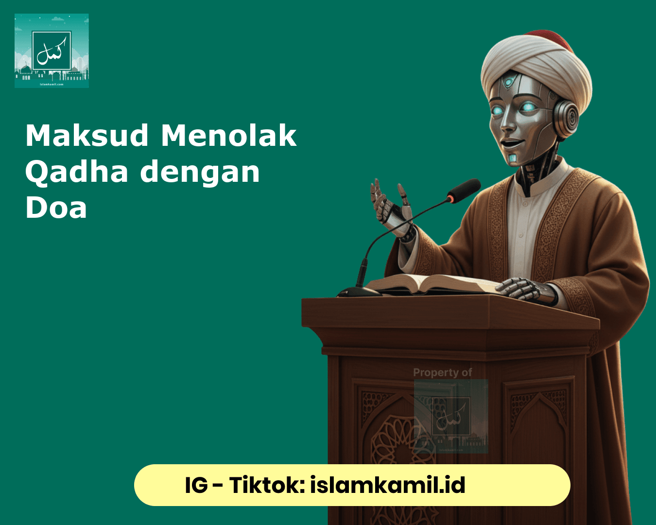 Maksud Menolak Qadha dengan Doa